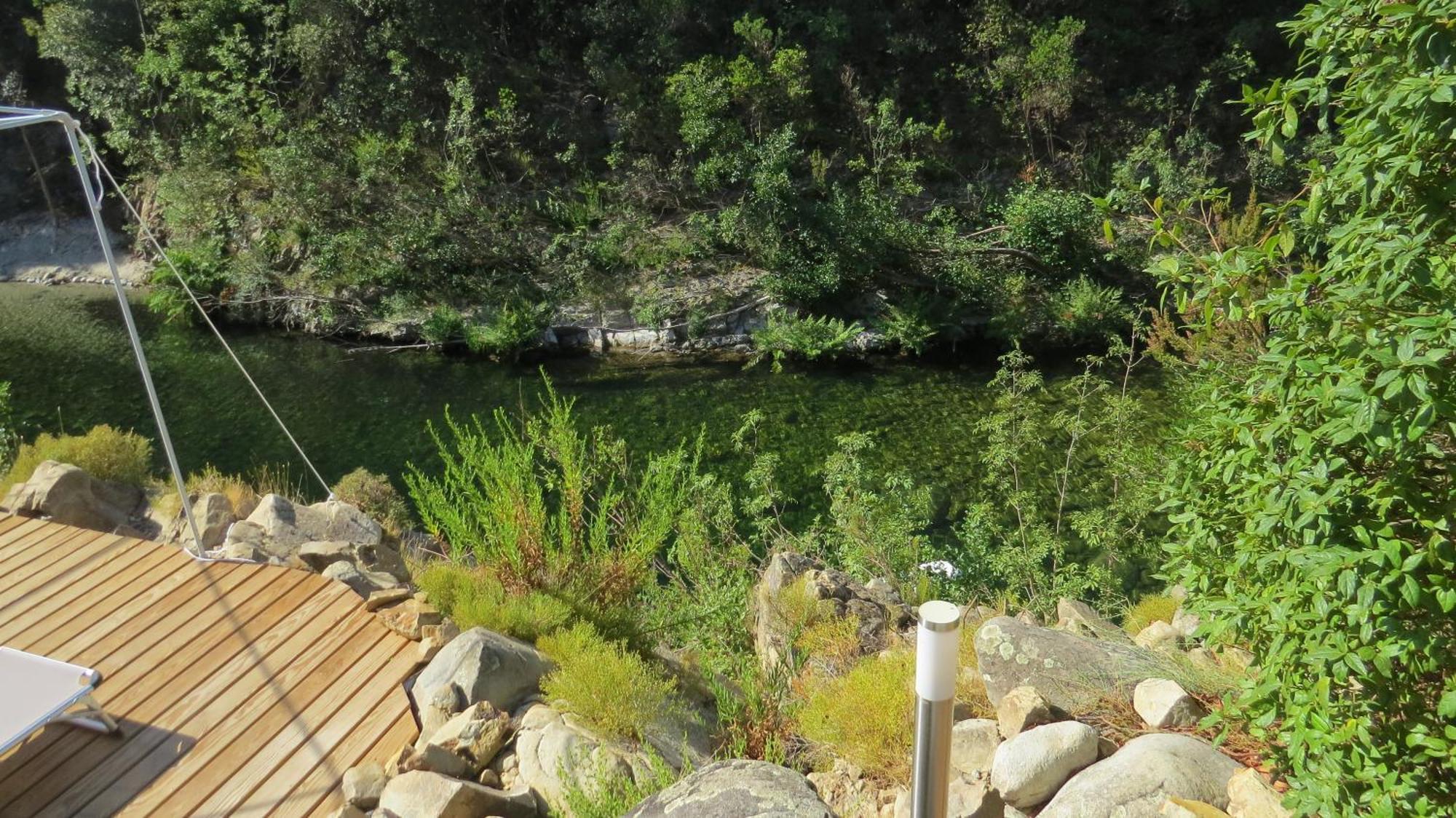 Villa Les Pieds Dans L'Eau Le Pont du Travo Exterior foto